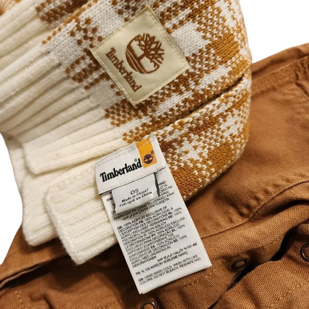 Timberland tan white